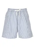Stone Island striped drawstring shorts - Blue