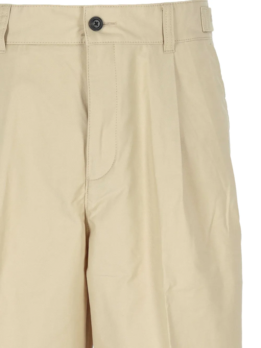 HUGO Broek met geplooide voorkant Beige
