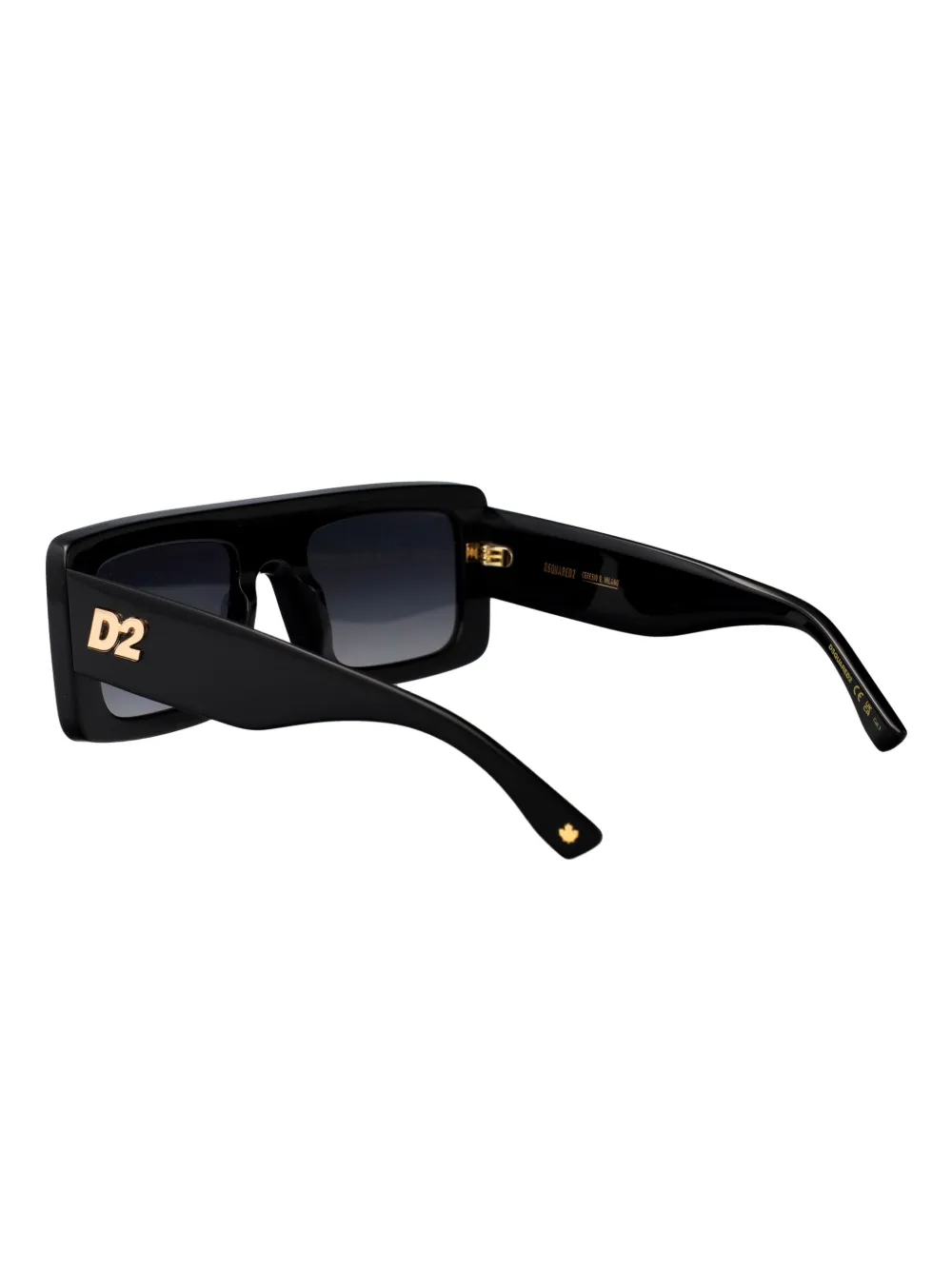 DSQUARED2 EYEWEAR square-frame acetate sunglasses Zwart
