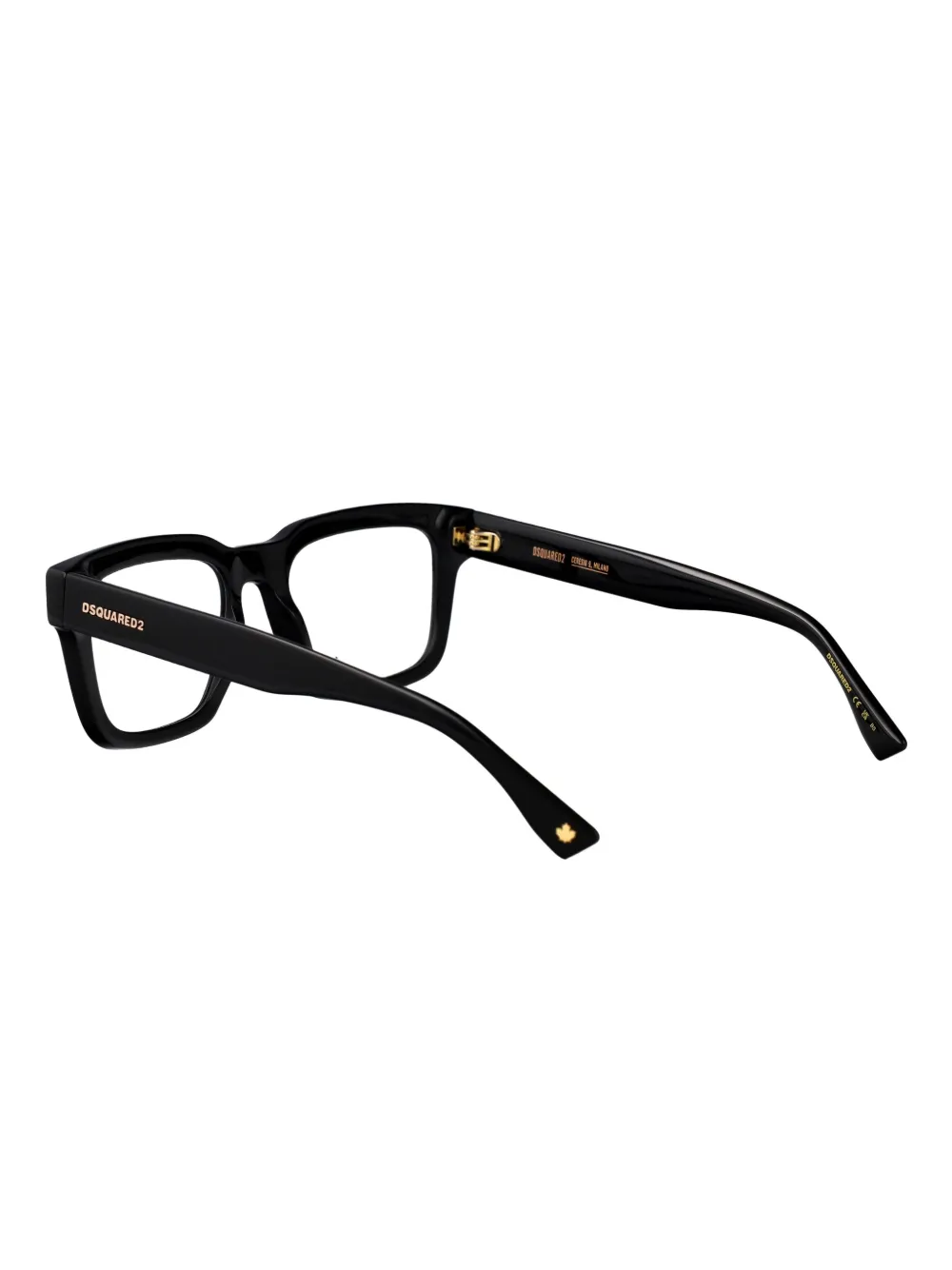 DSQUARED2 EYEWEAR Bril met vierkant montuur Zwart