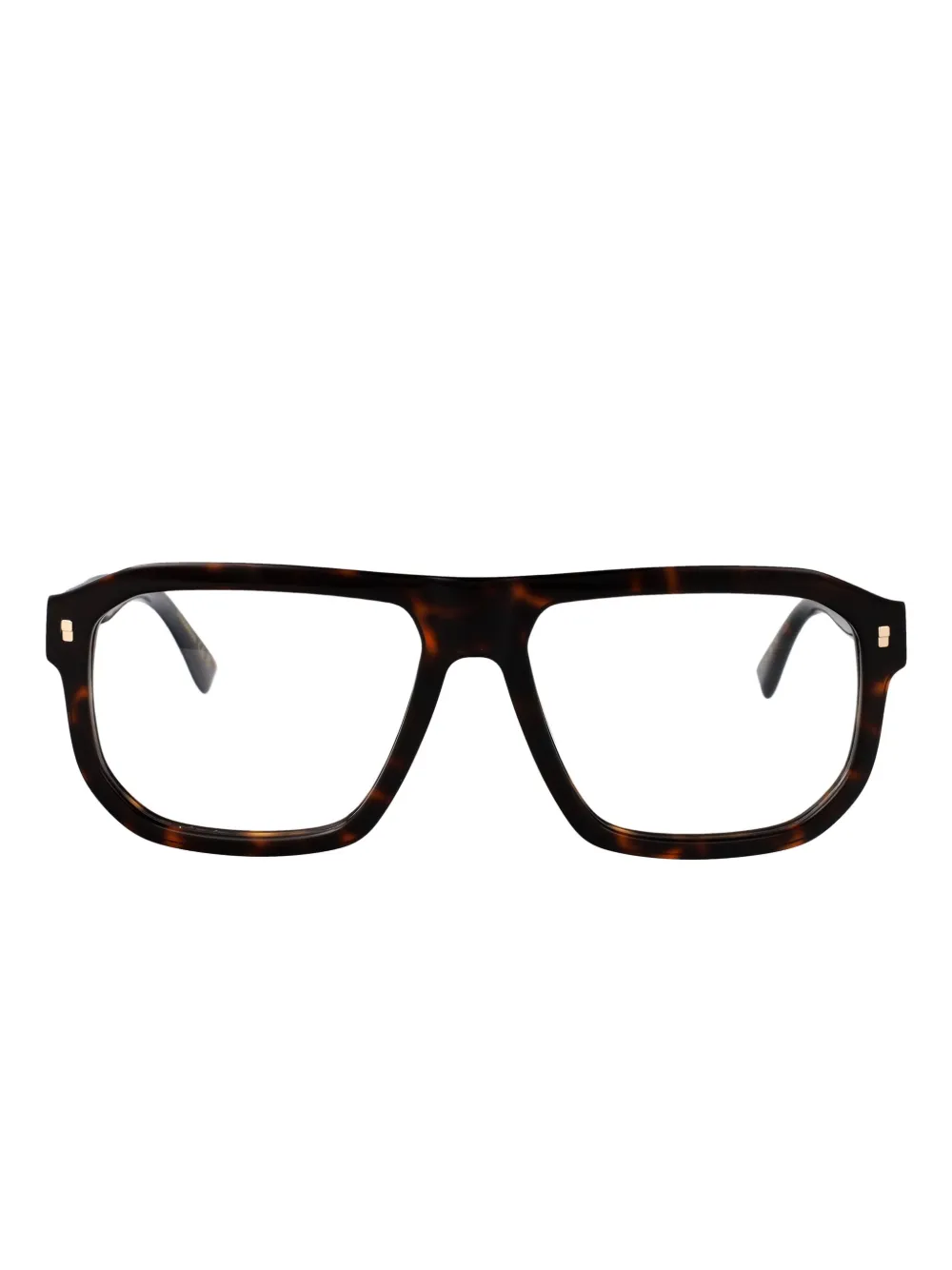 DSQUARED2 EYEWEAR D2 0146 bril met rechthoekig montuur Bruin