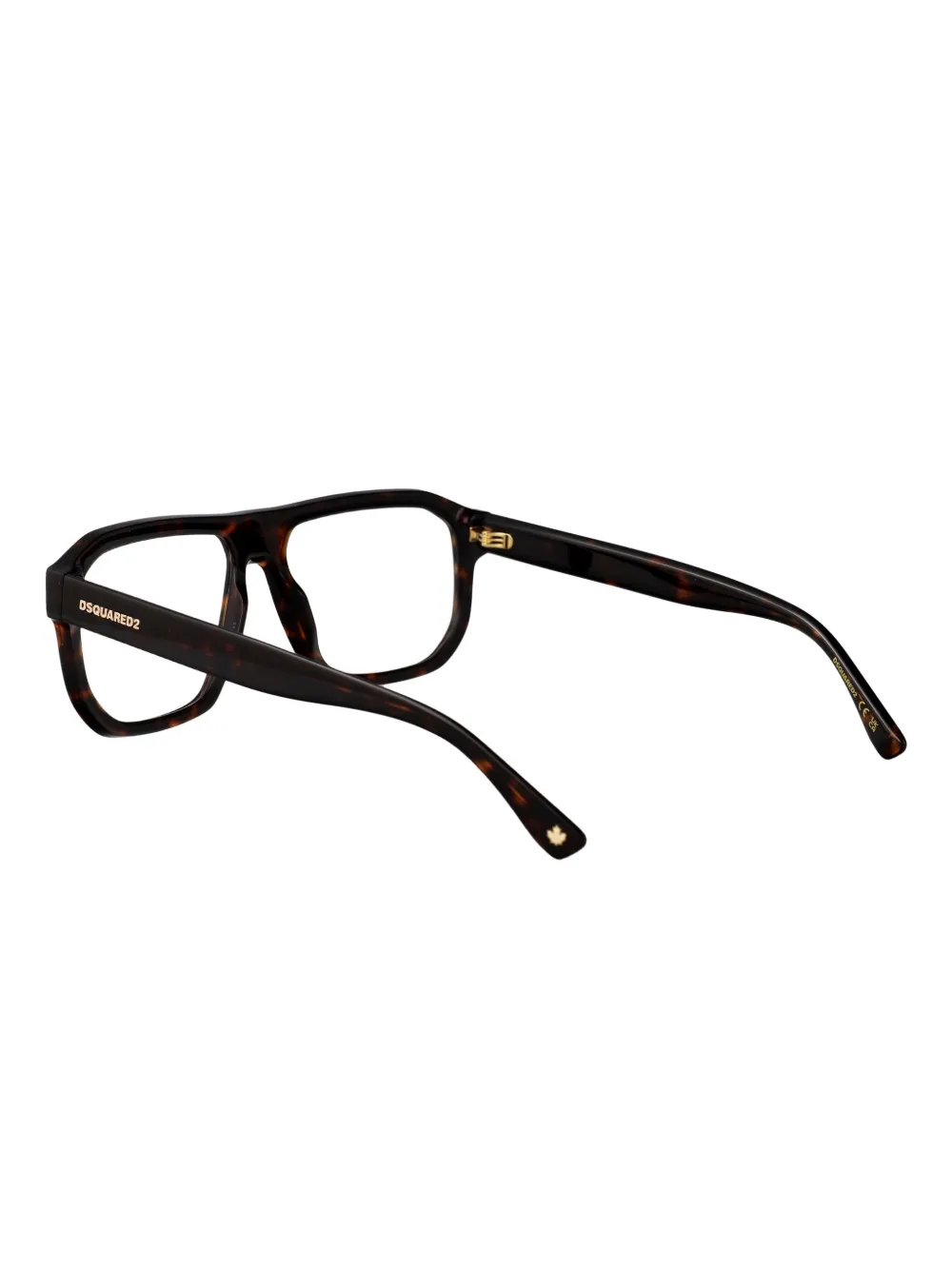 DSQUARED2 EYEWEAR D2 0146 bril met rechthoekig montuur Bruin