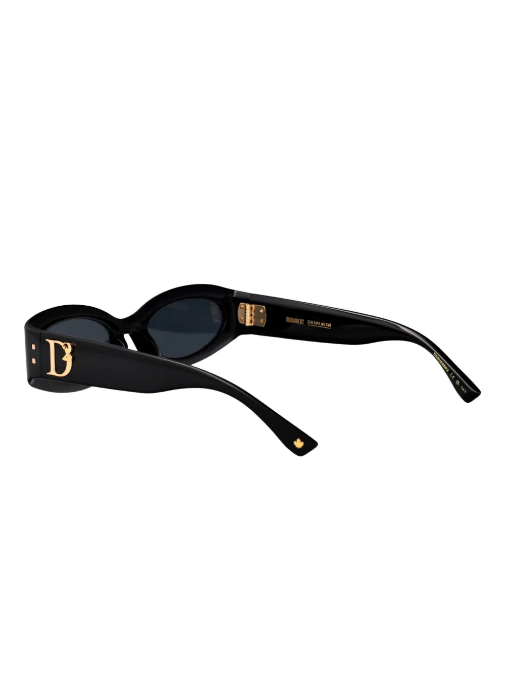 DSQUARED2 EYEWEAR Zonnebril met ovalen montuur Zwart