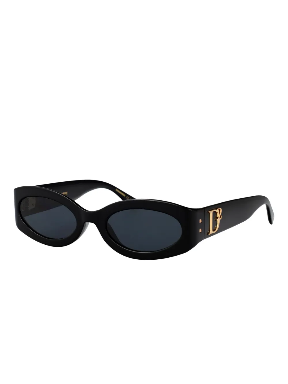 DSQUARED2 EYEWEAR Zonnebril met ovalen montuur Zwart