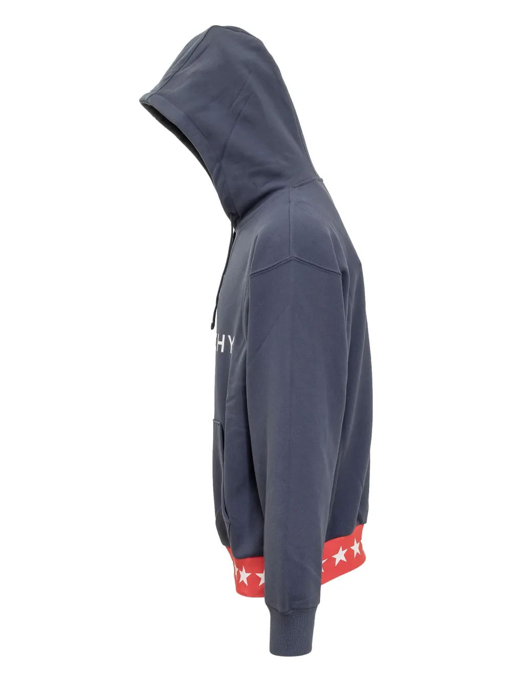 Givenchy Hoodie met logoprint en sterdetail Blauw