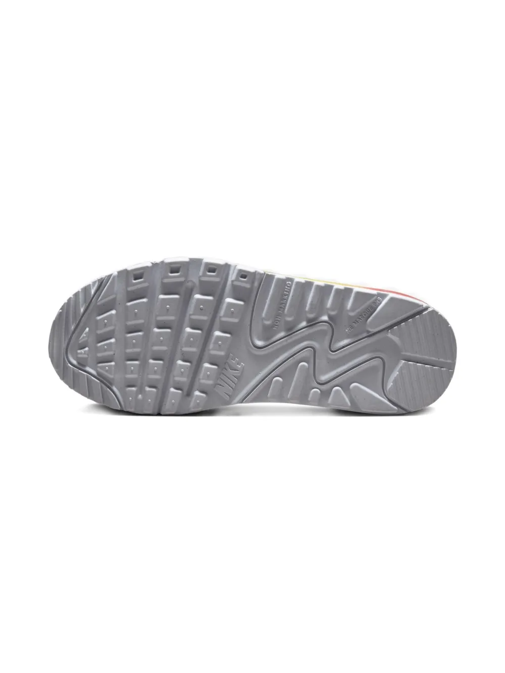 Nike Kids Air Max 90 "Pure Platinum Cosmic Clay Lightning White" sneakers Wit