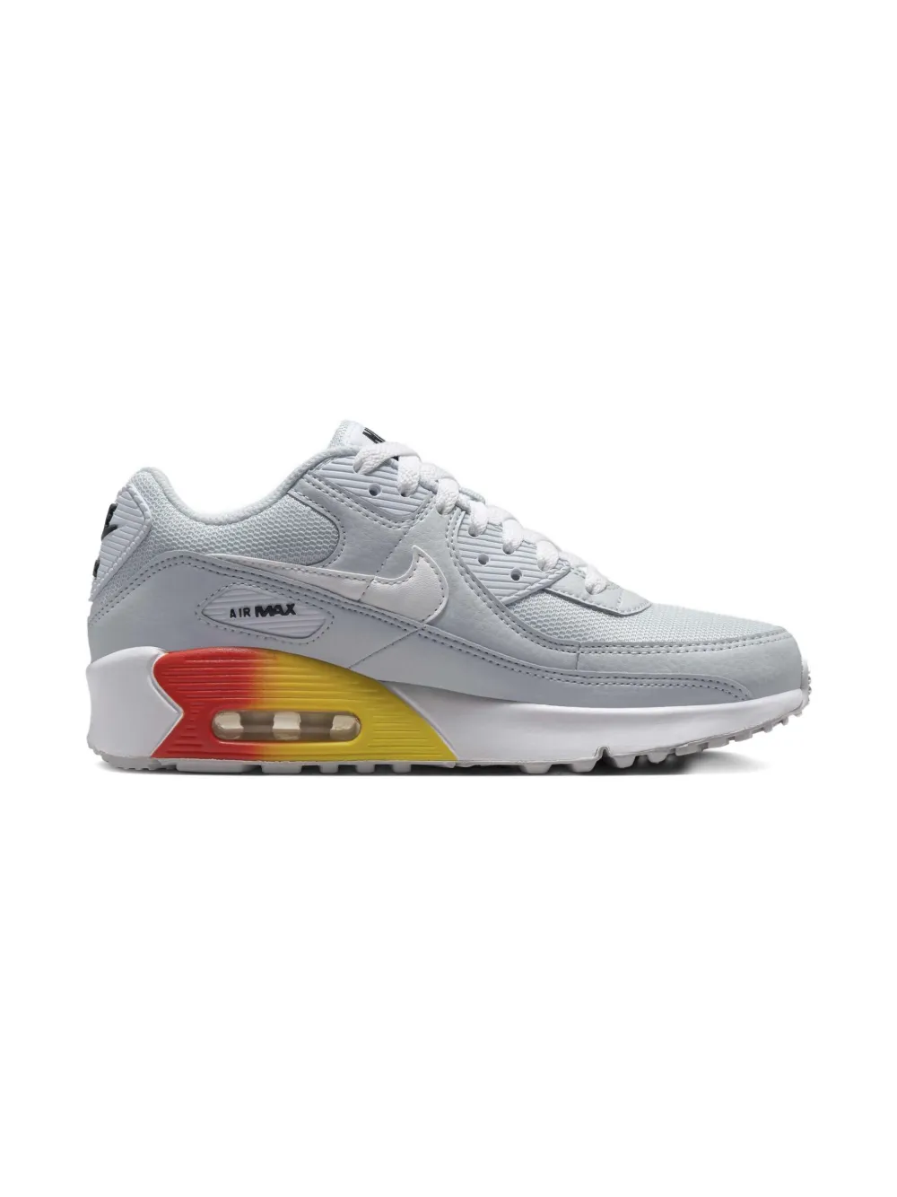 Nike Kids Air Max 90 "Pure Platinum Cosmic Clay Lightning White" sneakers Wit