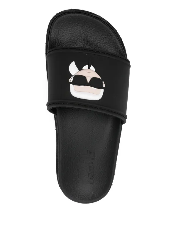 Karl Lagerfeld logo-embellished Slides Black FARFETCH PH