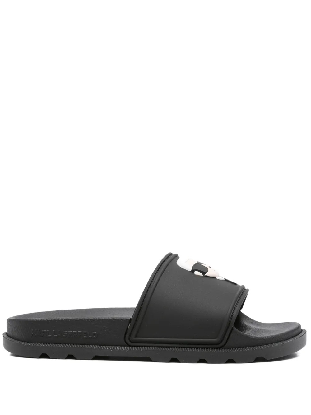 Karl Lagerfeld Logo-embellished Slides