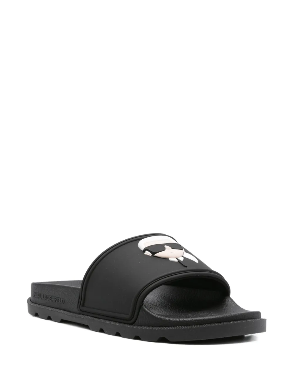 Karl Lagerfeld logo-embellished slides | Image 2