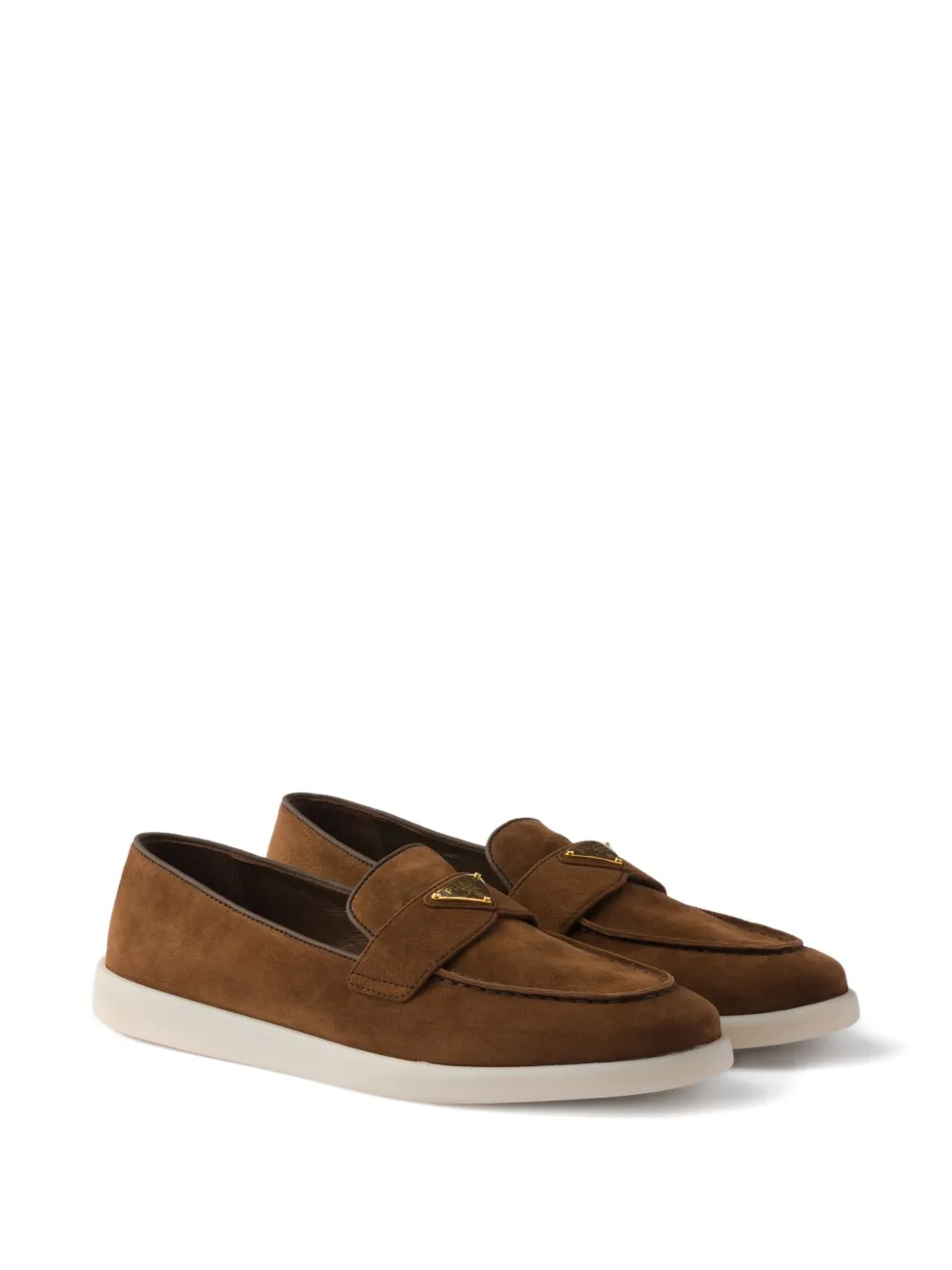Prada suede loafers Brown