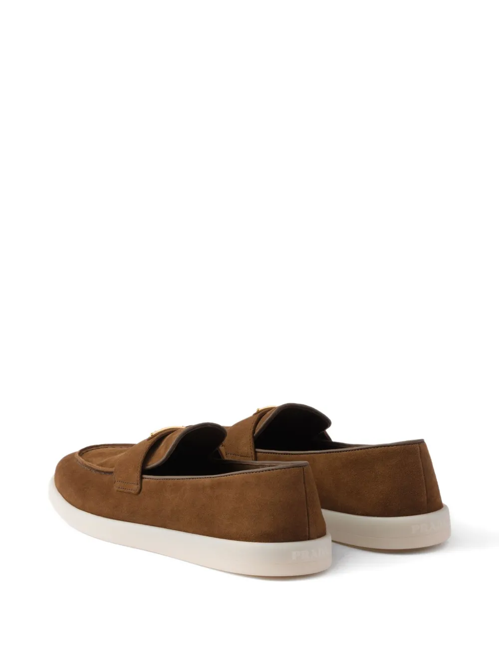Prada suede loafers Brown
