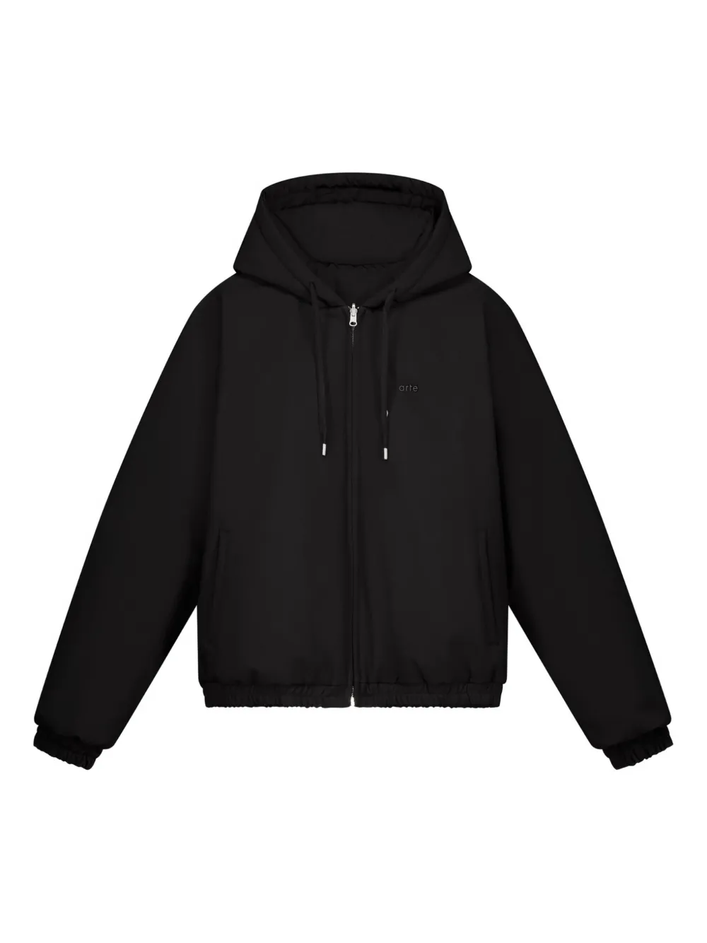 Arte Antwerp zip-up hoodie | Black | Image 1