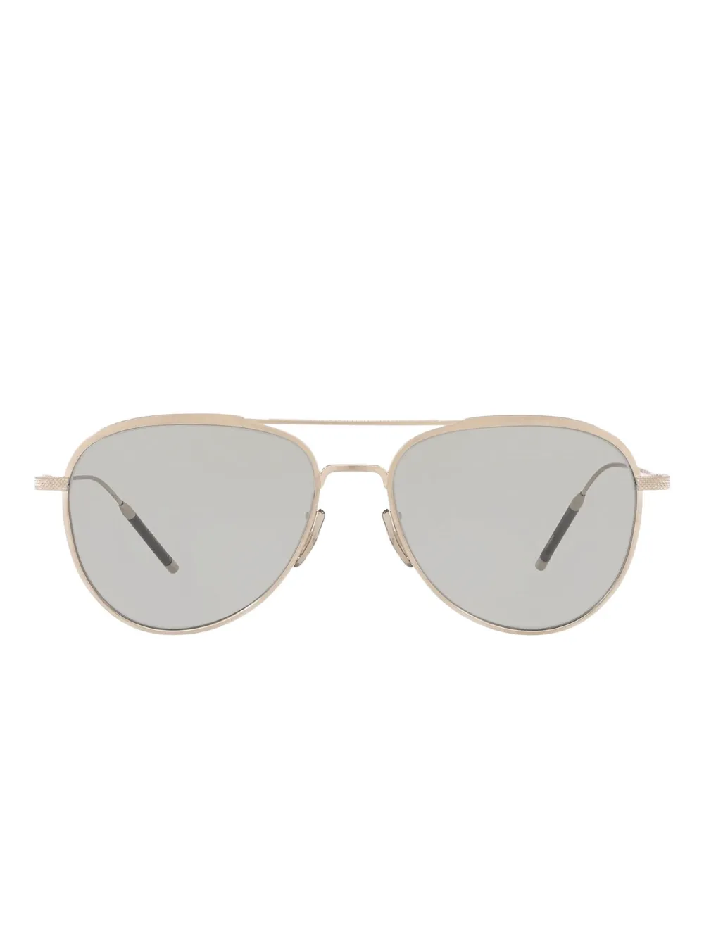 Oliver Peoples Occhiali da sole TK-3 a doppio ponte - Argento