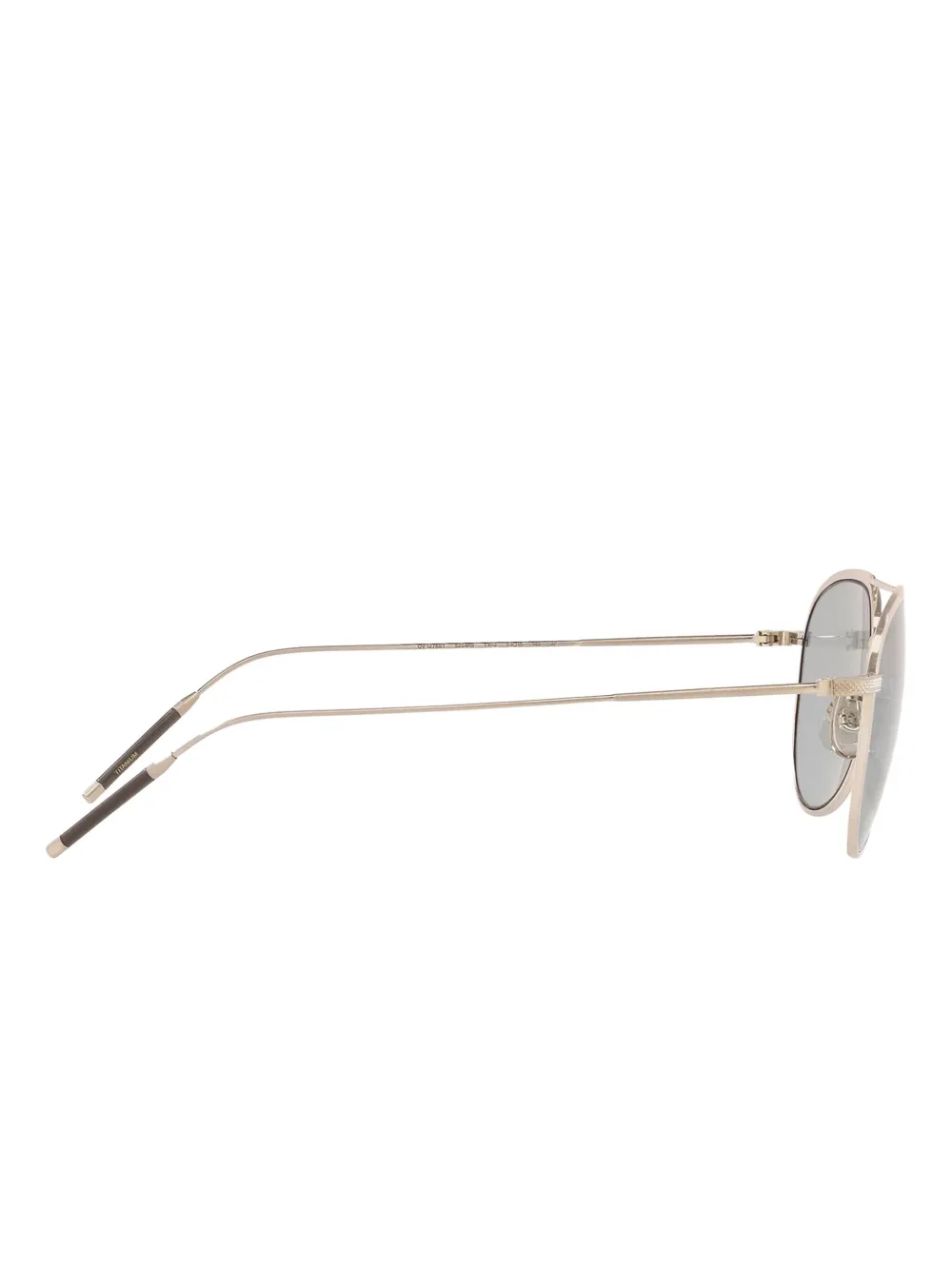 Oliver Peoples TK-3 zonnebril met dubbele neusbrug Zilver