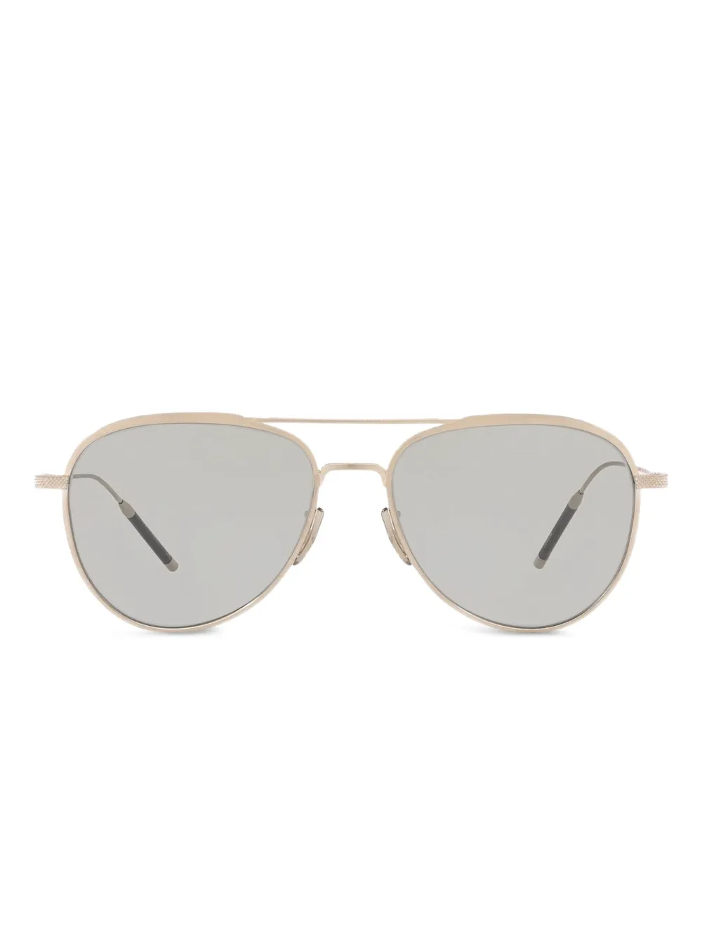Oliver Peoples Occhiali da sole TK-3 a doppio ponte - Argento