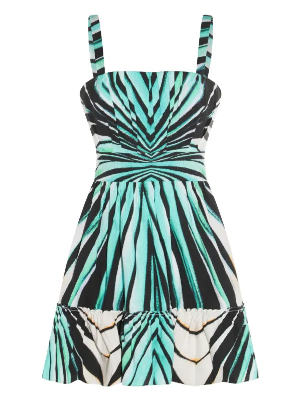 blue and white toile print dress Molly Dress | Jungle Toile main image 0