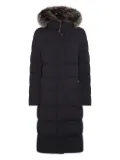 Moorer hooded puffer coat - Blue