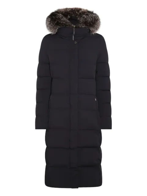 Moorer hooded puffer coat