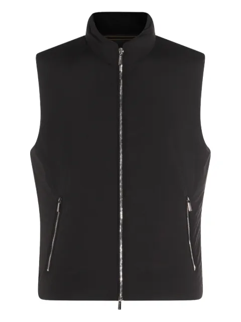 Moorer zip-front gilet