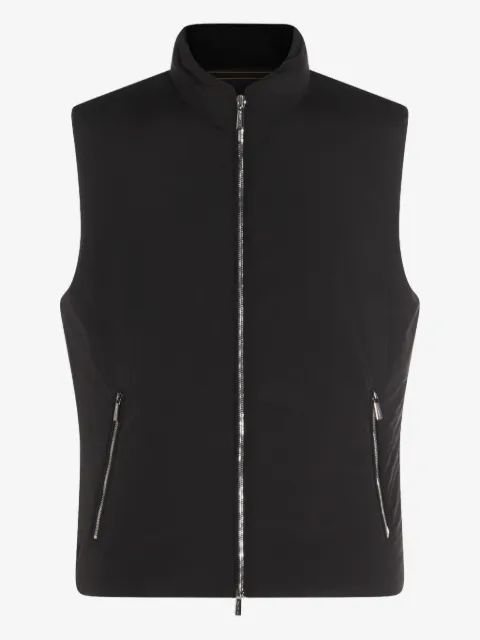 Moorer zip-front gilet