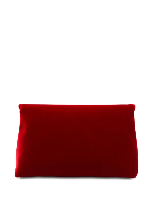 【関税・送料込み】TOM FORD RED VELVET SHOULDER BAG TOM FORD Velvet Mini Label Chain Shoulder Bag Pink 1362766