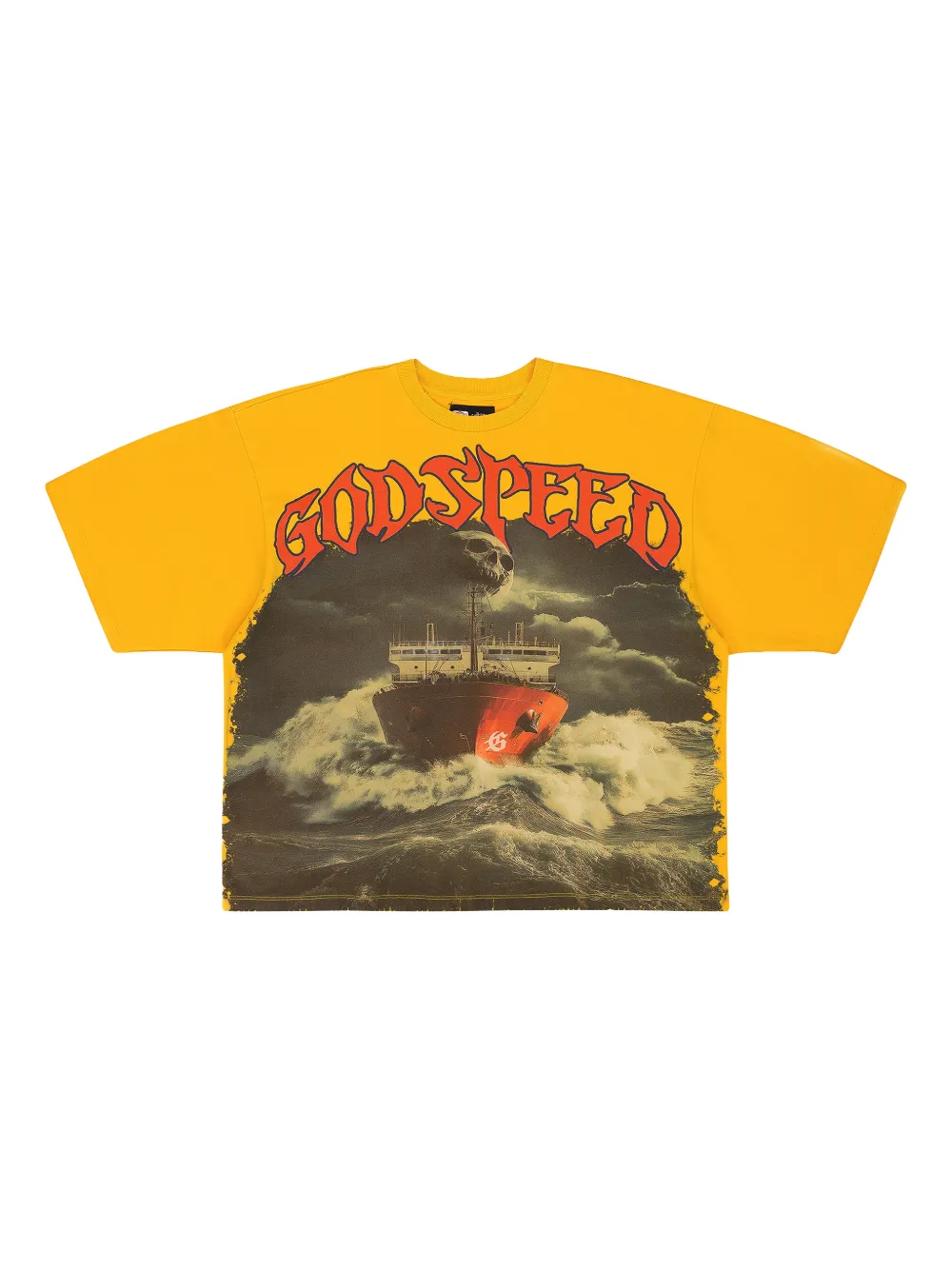 GODSPEED T-shirt con stampa - Giallo