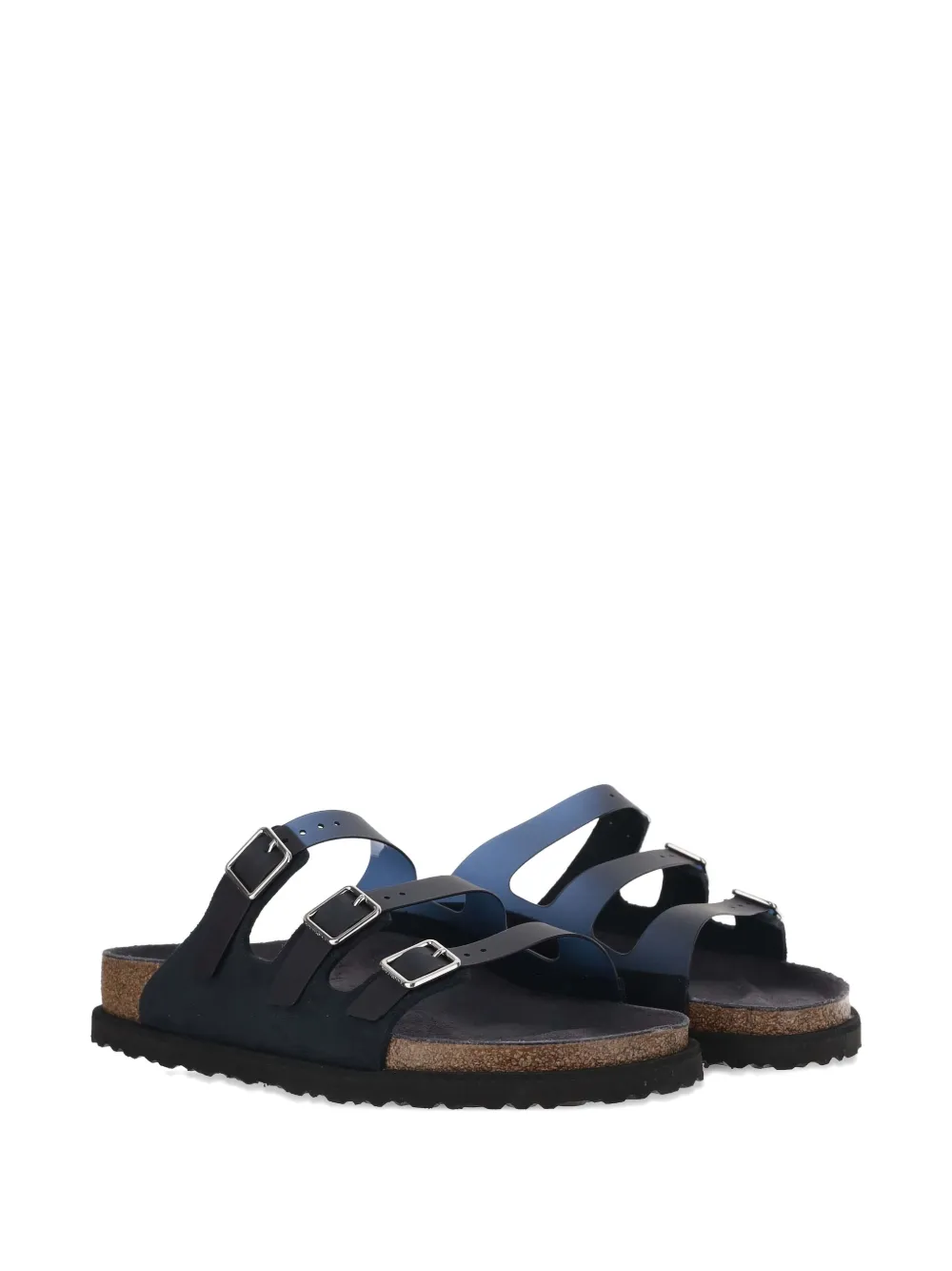 Birkenstock suede flat sandals Blue