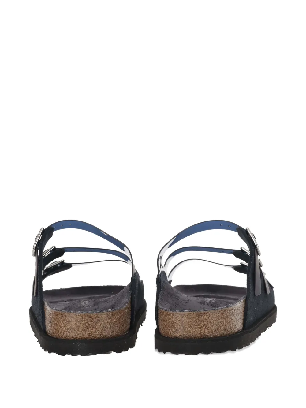 Birkenstock suede flat sandals Blue