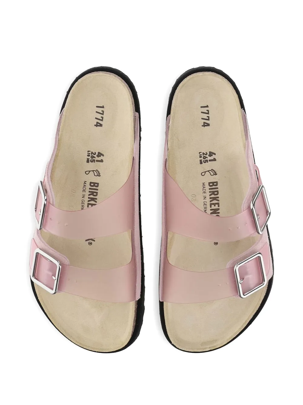 Birkenstock Arizona double-buckle slide sandals Pink