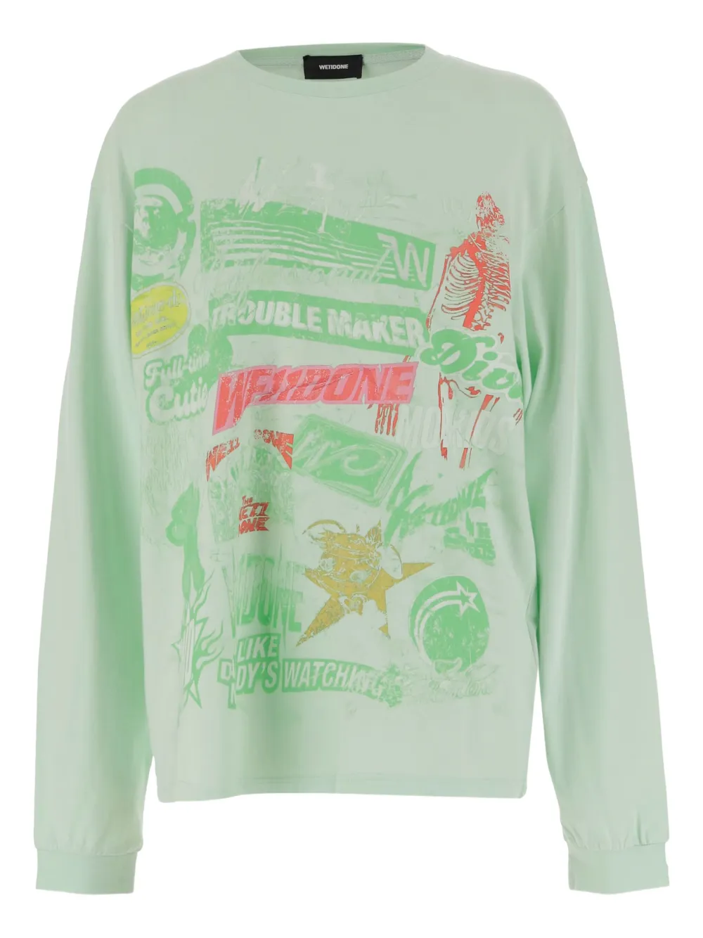 We11done playera de algodón | verde | Image 1