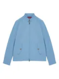 Baracuta zip-front plaid-lined jacket - Blue