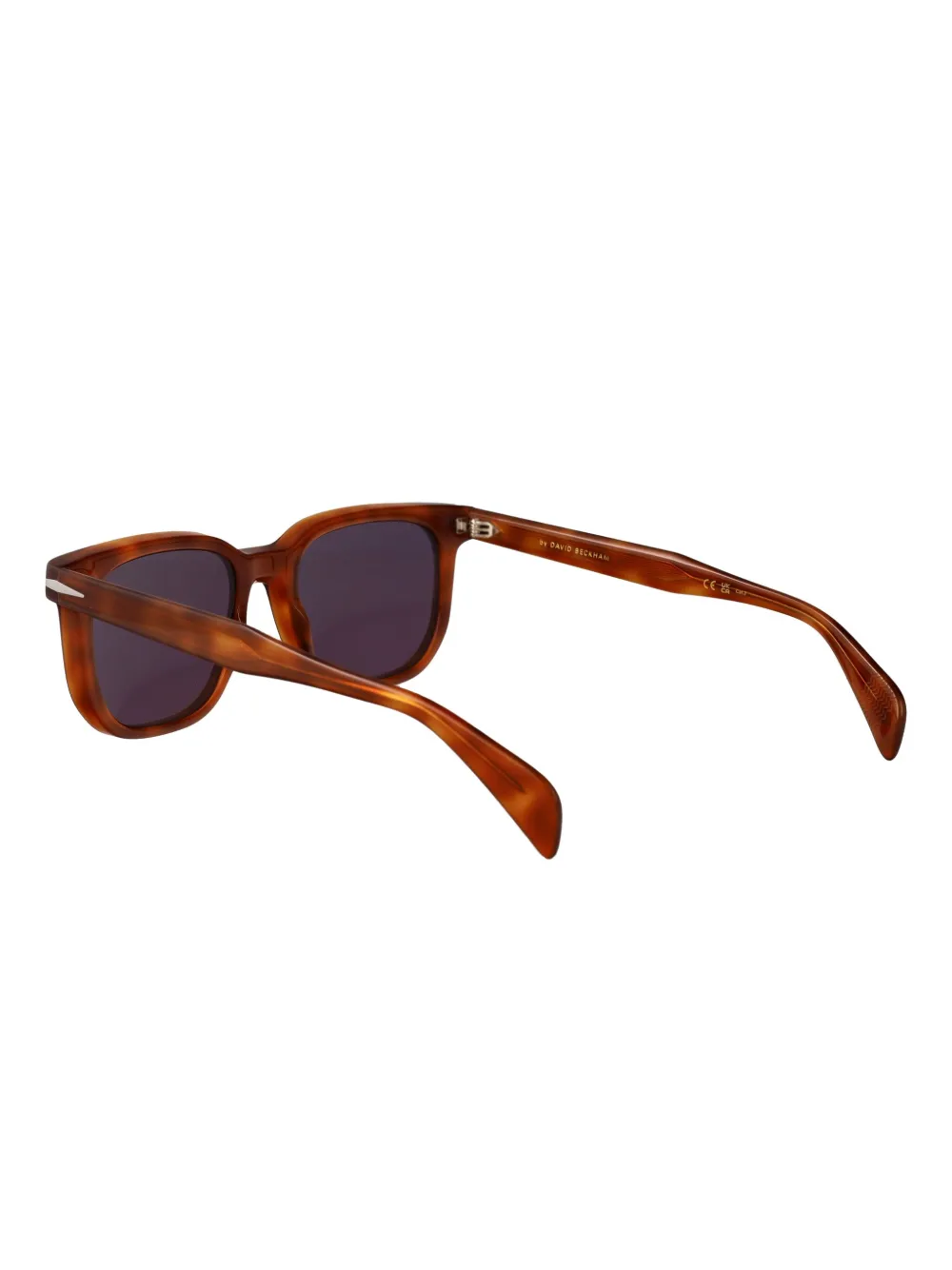 Eyewear by David Beckham Zonnebril met vierkant montuur Bruin