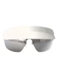 DSQUARED2 EYEWEAR visor shield-frame sunglasses - White
