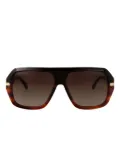 DSQUARED2 EYEWEAR navigator-frame sunglasses - Brown
