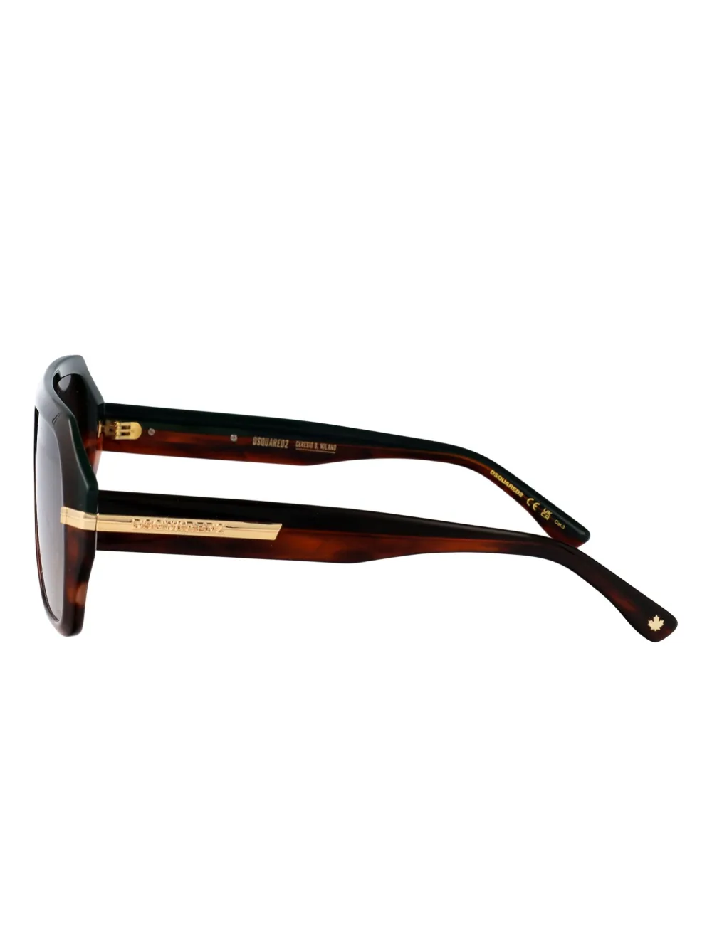 DSQUARED2 EYEWEAR Zonnebril met piloten montuur Bruin