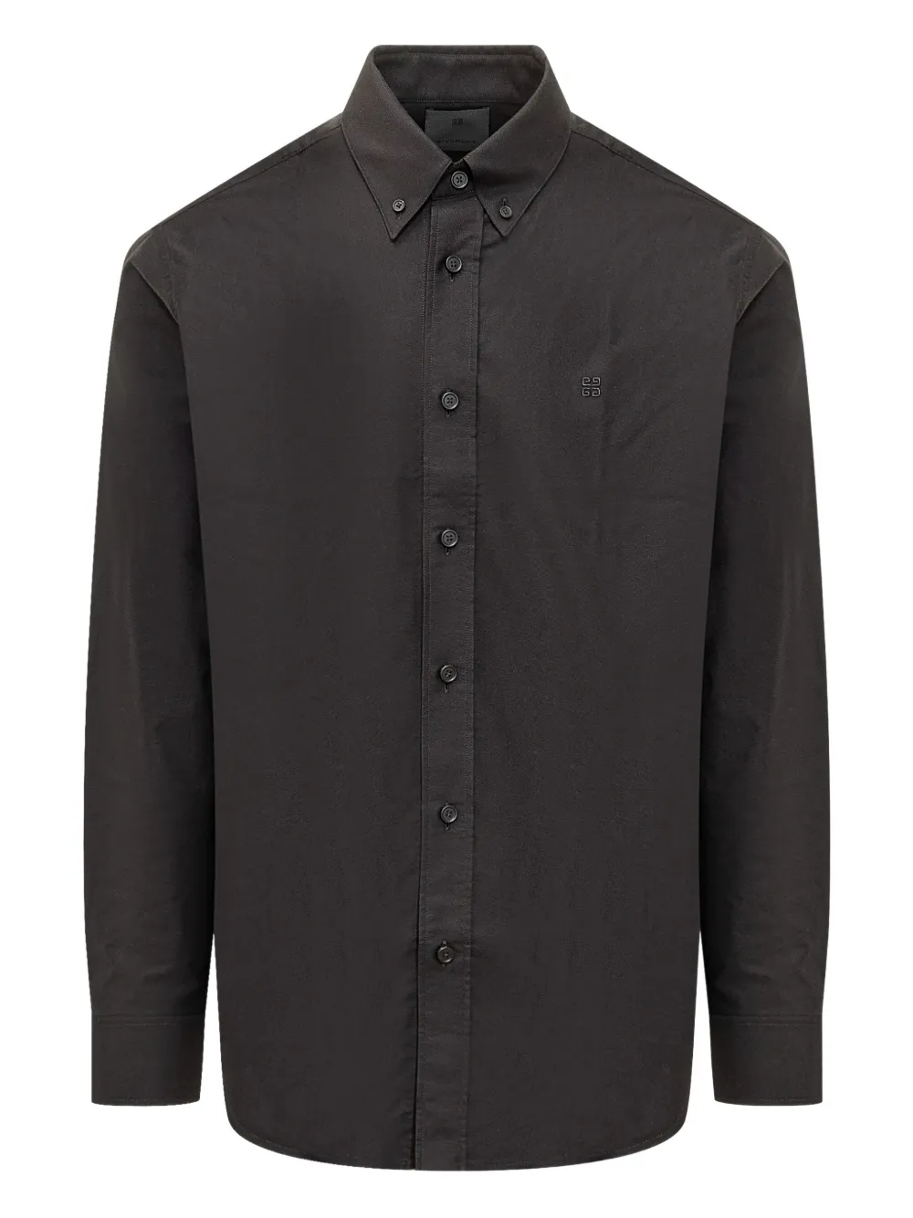 Givenchy Overhemd met geborduurd logo Zwart