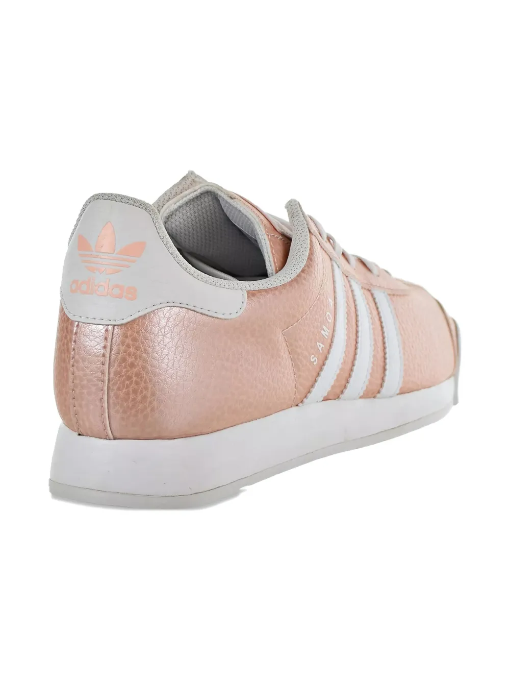 Adidas Originals Three-stripe Metallic Trainers In Pink