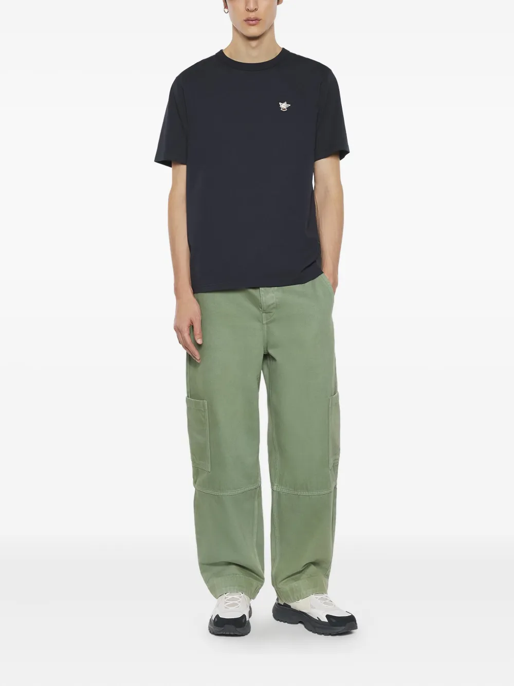 Maison Kitsuné playera de algodón con parche Barista Fox | Playeras y jerséis | Image 2