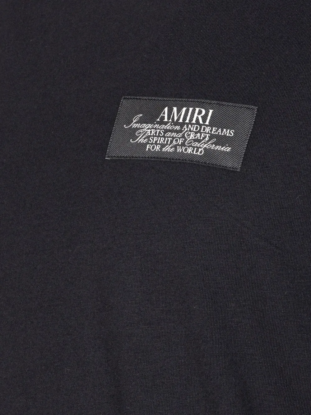 AMIRI Spirit T-shirt met logoprint Zwart