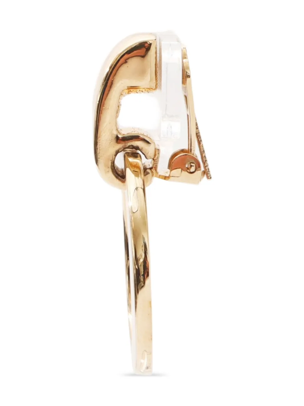 Christian Dior Pre-Owned 1990s Logo-motif clip-on earrings | Image 2