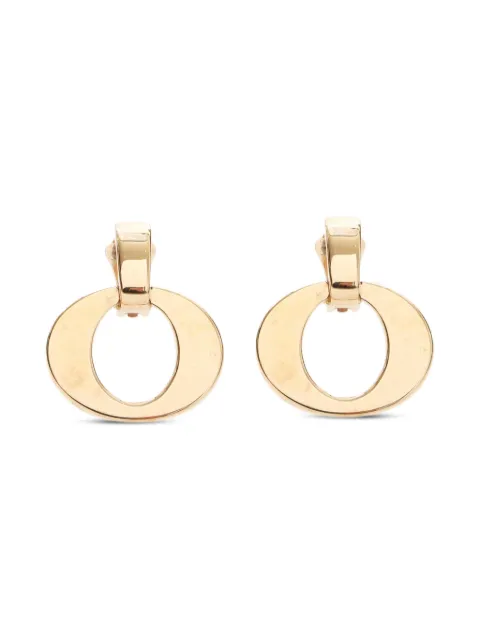 Christian Dior Pre-Owned 1990s Ohrclips mit Logo