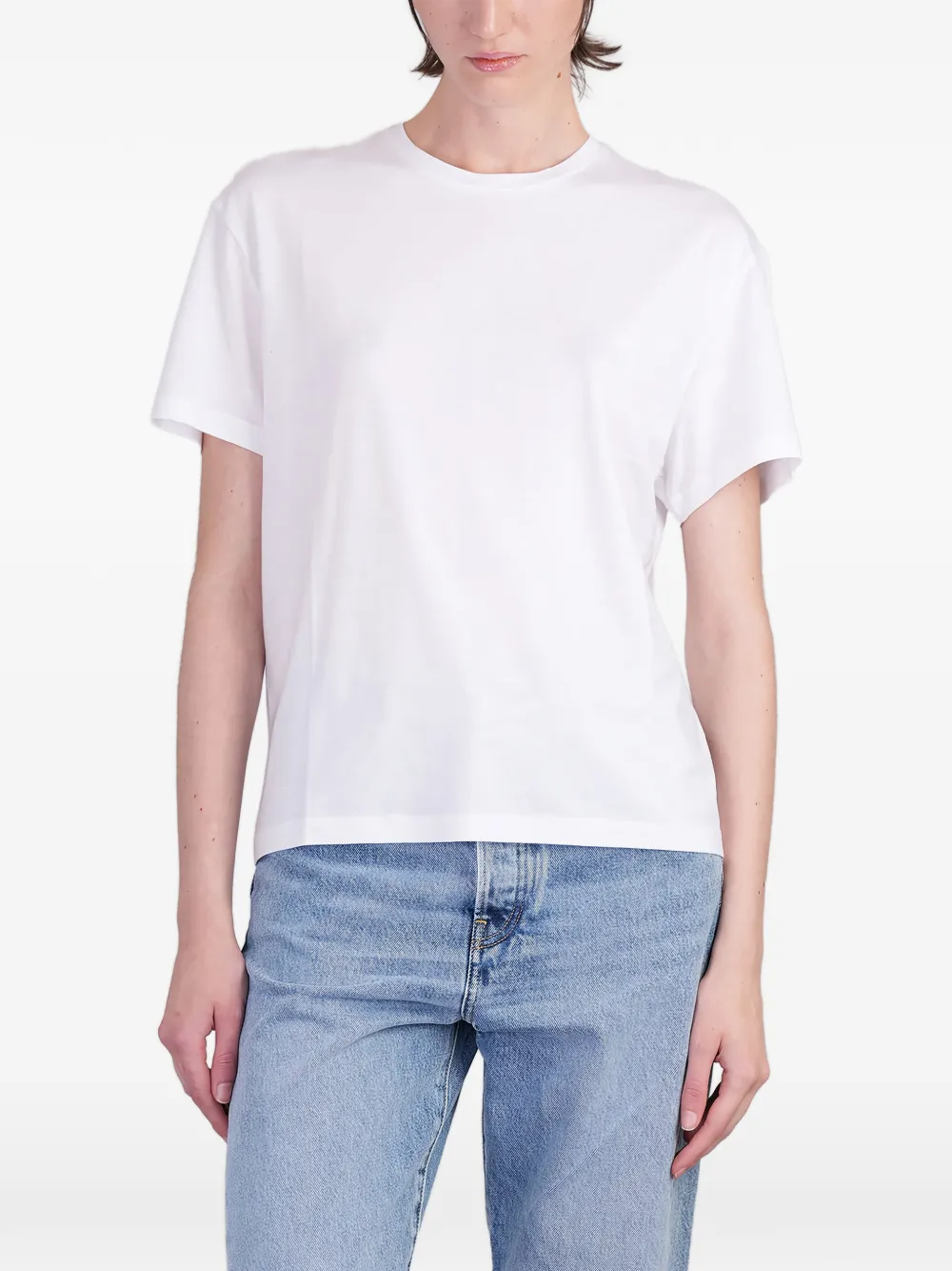 TOTEME T-Shirt mit Rundhalsausschnitt - Weiß