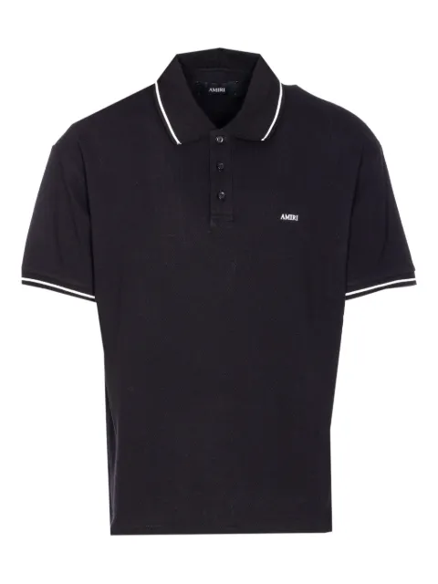 AMIRI contrasting-trim polo shirt 