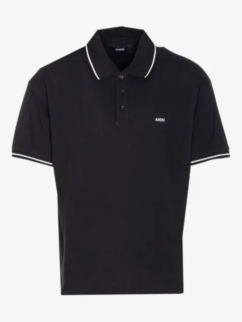 AMIRI polo à bords contrastants