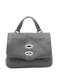 Zanellato leather crossbody bag - Grey