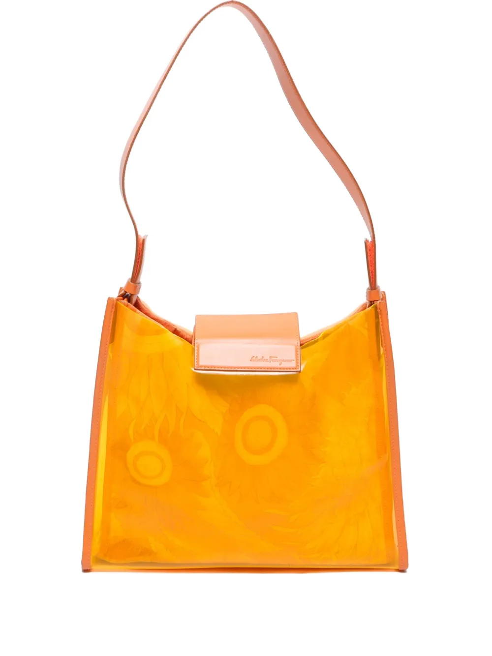 Ferragamo Pre-Owned 1990-2010s Sunflower shoulder bag | Orange | Image 1