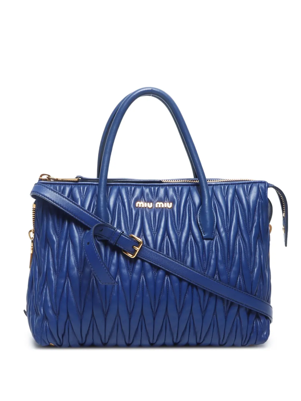 Pre-owned Miu Miu 2000-2020 Matelassé 2way Handbag