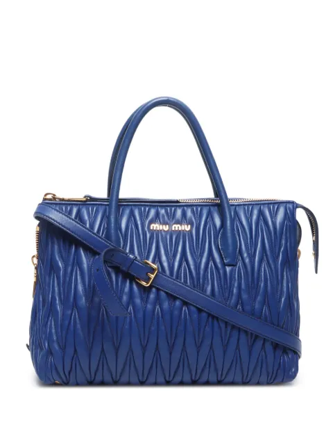Miu Miu Pre-Owned 2000-2020 matelassé 2way handbag