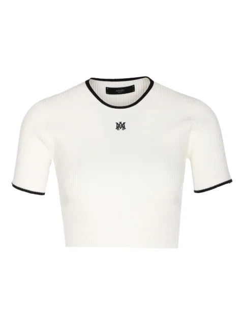 AMIRI MA ribbed short-sleeve top